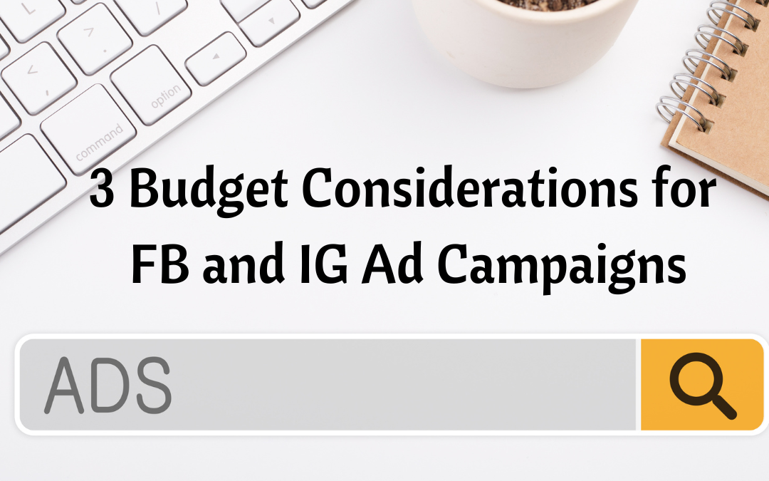 3 budget considerations